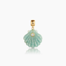 Load image into Gallery viewer, Coquille Amazonite Bail Charm