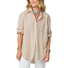 Load image into Gallery viewer, Jack Linen Stripe Shirt