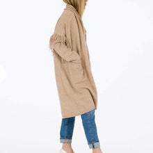 Load image into Gallery viewer, Cali Fringe Cardigan Coat