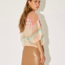 Load image into Gallery viewer, Mohair Short Sleeve Bomber Cardigan