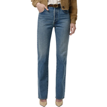 Load image into Gallery viewer, Citizens of Humanity 90s French high rise straight jean in Dirty Martini vintage indigo, front view