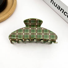 Load image into Gallery viewer, Vintage Plaid Hair Clip