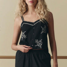 Load image into Gallery viewer, The Weekend Tank w/ Hanky Embroidery