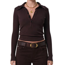 Load image into Gallery viewer, Long Sleeve 60's Polo