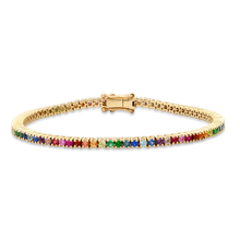 Load image into Gallery viewer, Rainbow Classic Tennis Bracelet