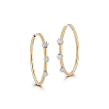 Load image into Gallery viewer, Two-Tone Mini Penelope Plie Hoops