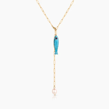 Load image into Gallery viewer, Fortuna Howlite Fish Charm