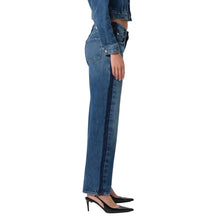Load image into Gallery viewer, Lindz Easy Straight w/ Tuxedo Stripe