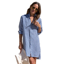 Load image into Gallery viewer, Hunter Step Hem Shirtdress