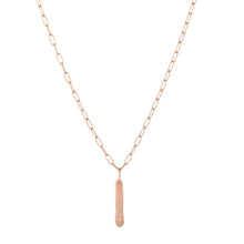 Load image into Gallery viewer, Elongated Rose Gold & Diamond Charm