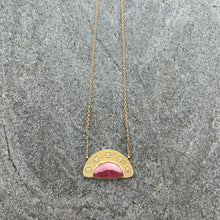 Load image into Gallery viewer, Brooke Gregson 18K Rhodochrosite Stargaze Necklace 
