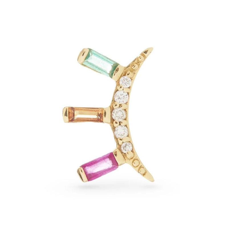 The Ariel  Rainbow Moonbean Stud
