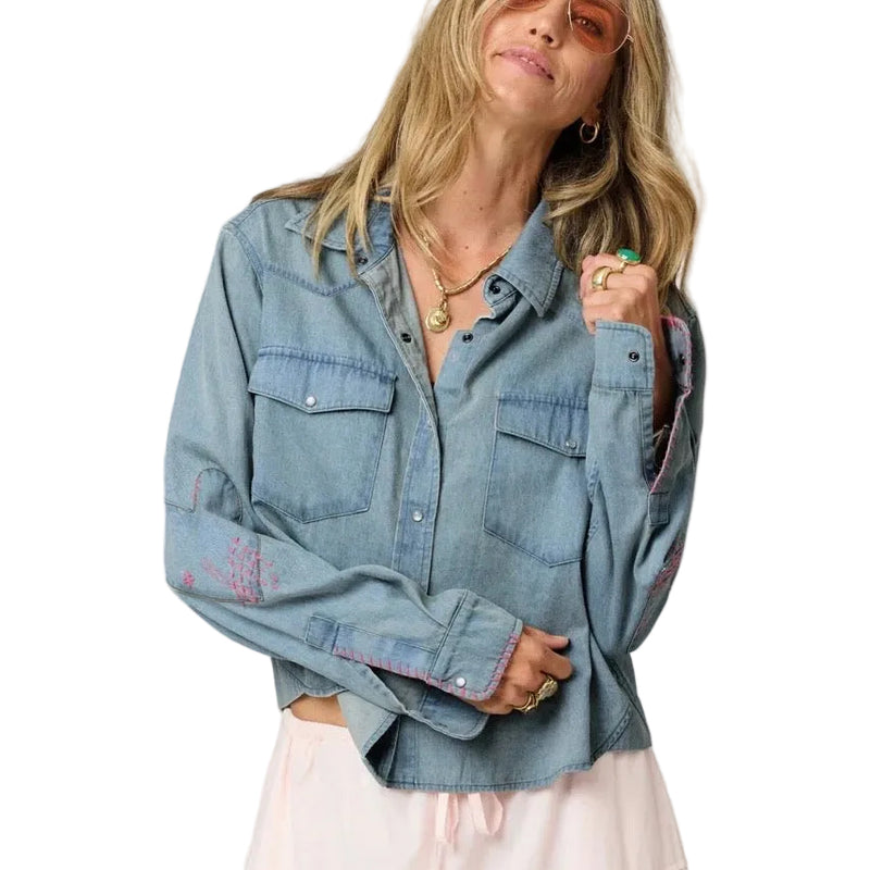 Western Pia Denim Shirt