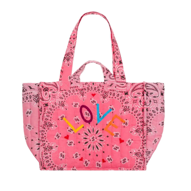Maxi Cabas Matelasse - Love