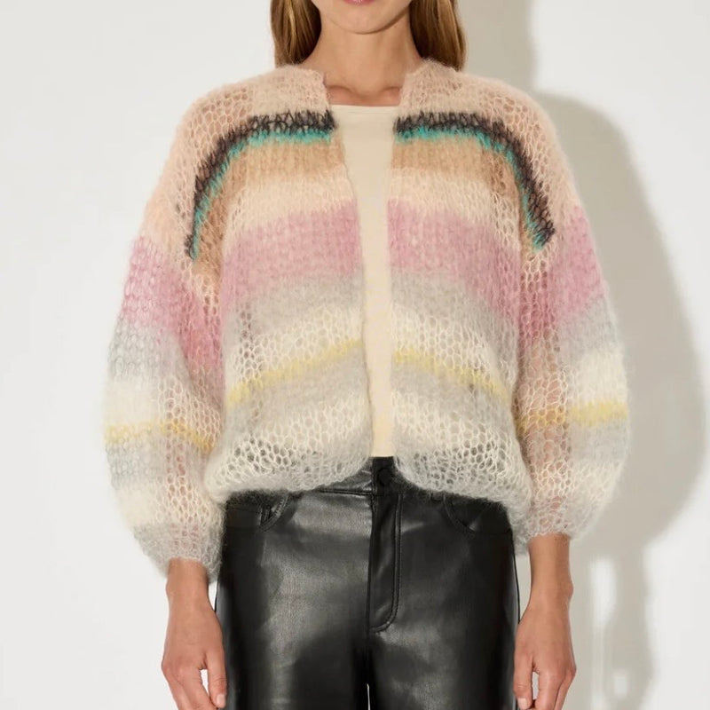 Mohair Bomber Cardigan