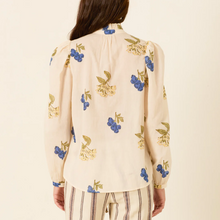 Load image into Gallery viewer, Annabel Blueberry Flora Shirt
