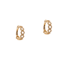 Load image into Gallery viewer, 14K Prism Hoops
