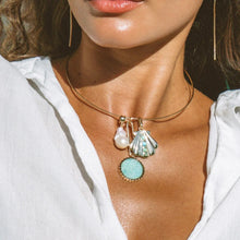 Load image into Gallery viewer, Odeon Chrysoprase Drop Charm
