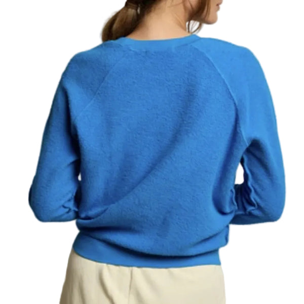 Ziggy Inside out Fleece Long Sleeve Shrunken Crewneck Sweatshirt — alternate view