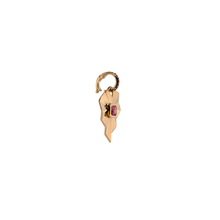 Load image into Gallery viewer, Pink Tourmaline Spiral Heart Pendant
