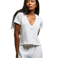 Load image into Gallery viewer, Jada Waffle Vneck Tee
