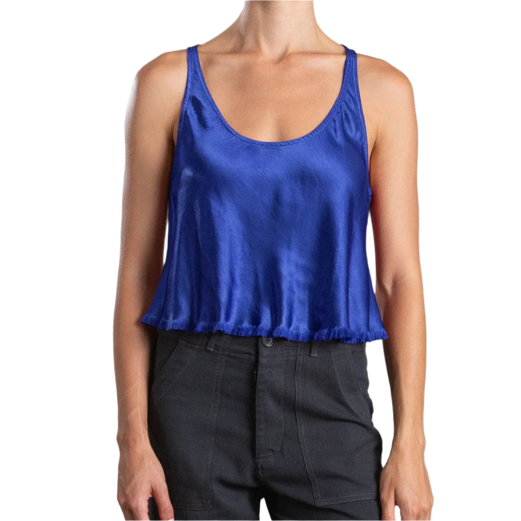 Maggie Tank In Vintage Satin