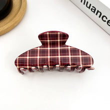 Load image into Gallery viewer, Vintage Plaid Hair Clip
