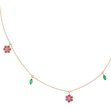 Load image into Gallery viewer, 18K YG Miniflower Choker

