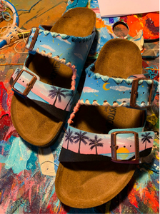 Pinkish Palm Gio Birkenstock