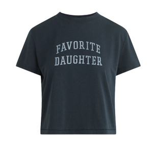 Favorite Daughter Cropped Collegiate Tee