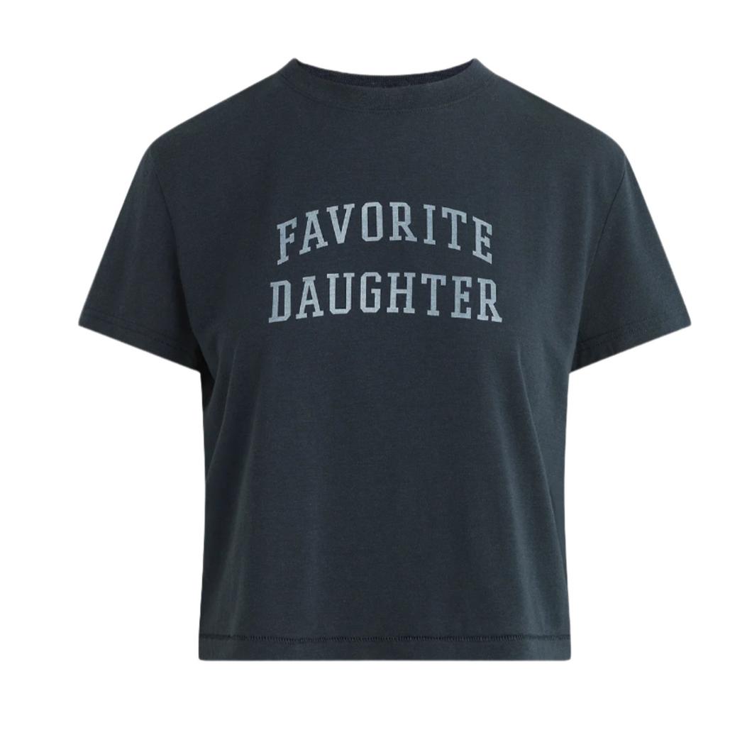 Favorite Daughter Cropped Collegiate Tee