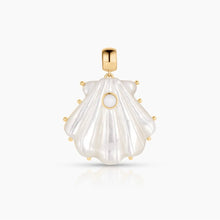 Load image into Gallery viewer, Marea Mother Of Pearl Shell Bail Charm
