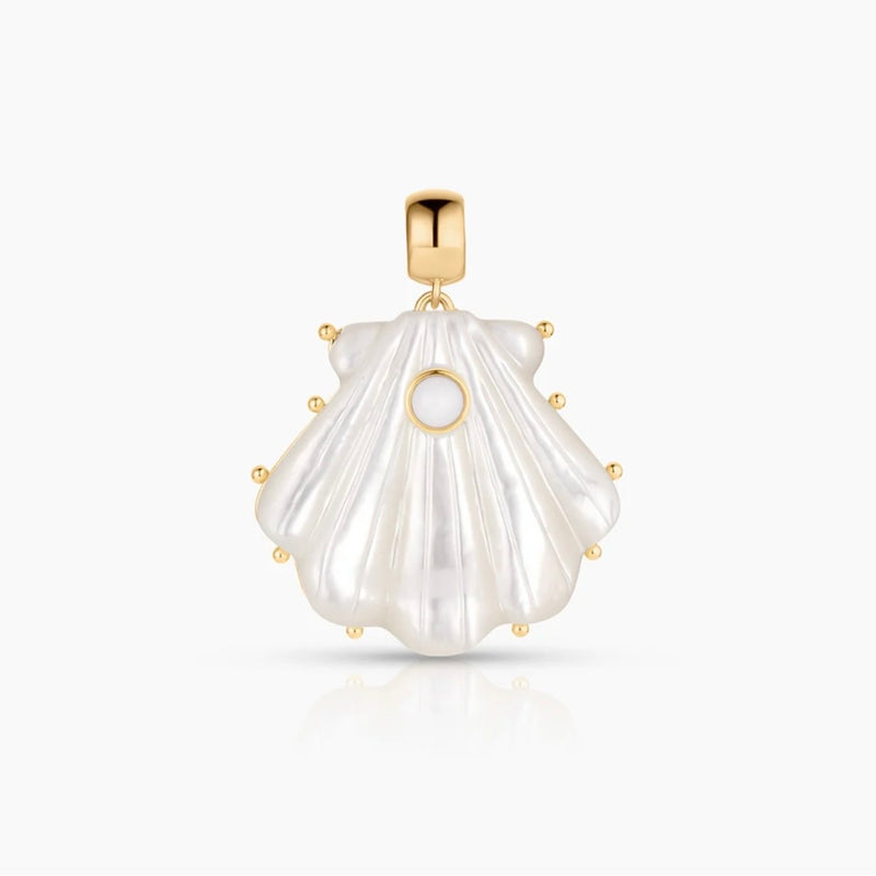 Marea Mother Of Pearl Shell Bail Charm