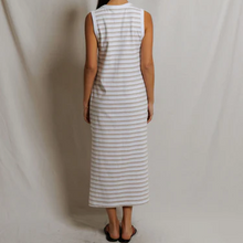 Load image into Gallery viewer, Lanell Stripe Supima Cotton Sleeveless Dress
