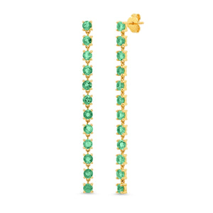 Emerald Link Earrings