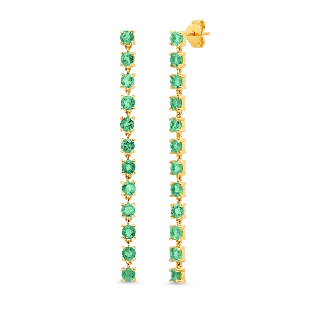 Emerald Link Earrings