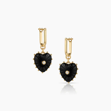 Load image into Gallery viewer, Isabel Onyx Earrings
