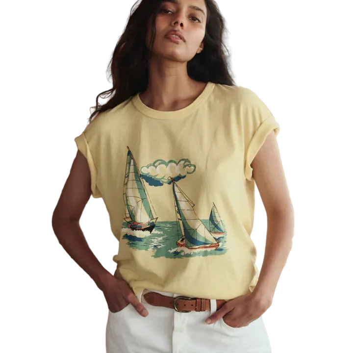 The Boxy Crew w/ Sailing Boats Graphic