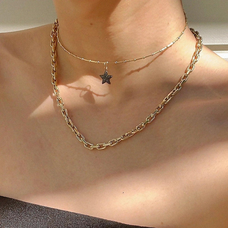 Chubby Diamond Cut Chain 18" alternate view