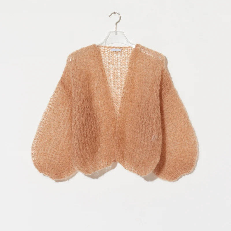 Mohair Bomber Cardigan