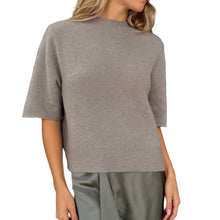 Load image into Gallery viewer, Renee Mockneck Brushed Cashmere
