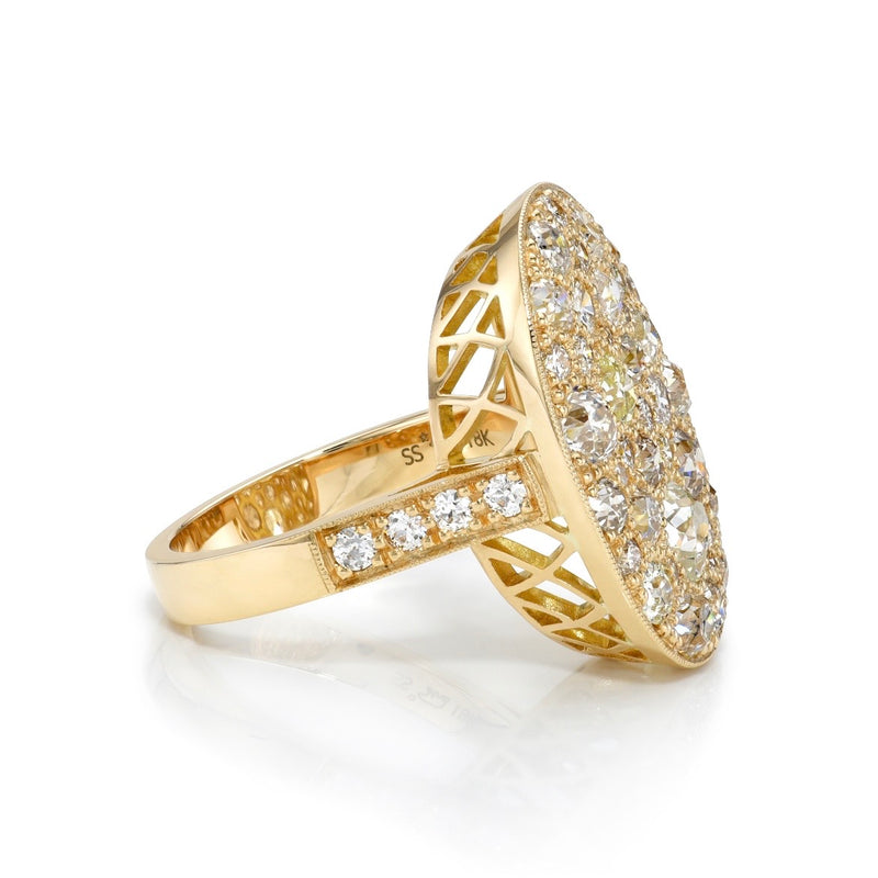 Large Oval Cobblestone Ring alternate view