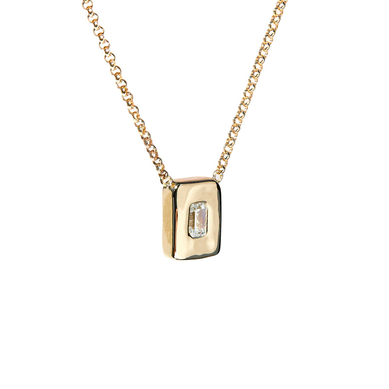 Diamond Nugget Necklace alternate view