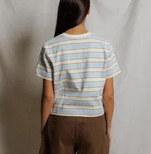 Load image into Gallery viewer, Gia Stripes Crew Neck Tee
