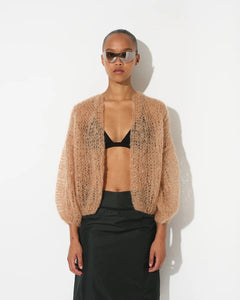 Mohair Bomber Cardigan