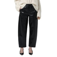 Load image into Gallery viewer, rework pull on recycled leather

