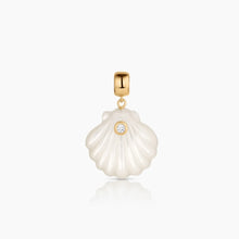 Load image into Gallery viewer, Coquille Mother Of Pearl Bail Charm
