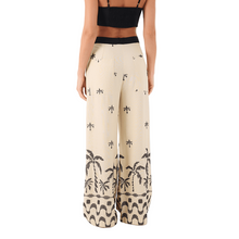 Load image into Gallery viewer, Orla Embroidery Linen Wide Leg Pants
