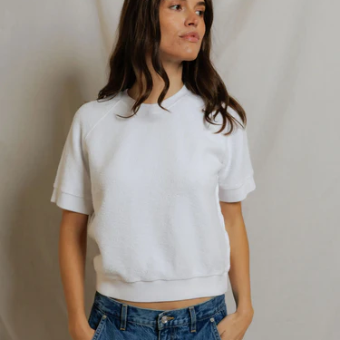 Kennedy Core Fleece Short Sleeve — Pink Lagoon Boutique, Solana Beach
