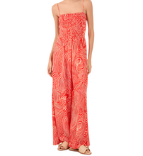 Load image into Gallery viewer, Lagoon Smocked Jumpsuit
